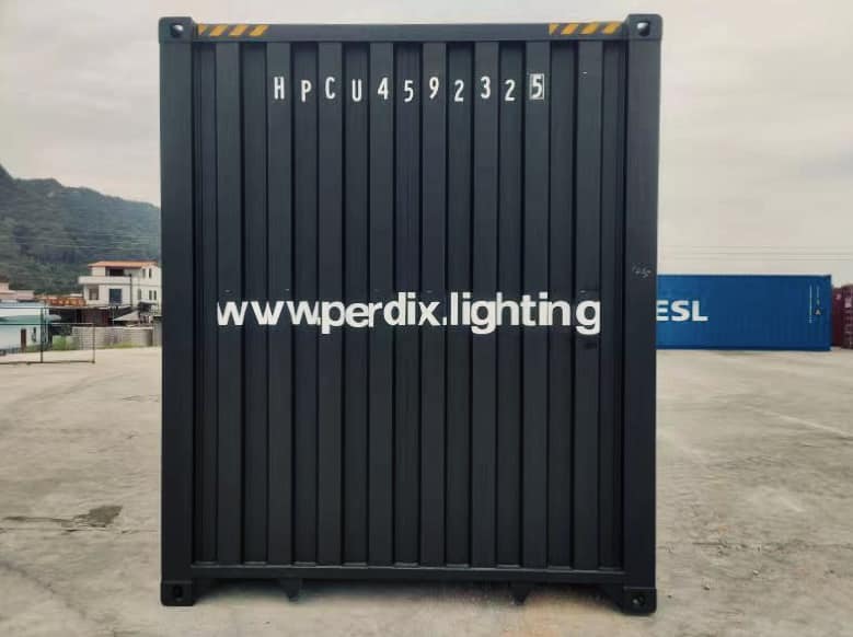 perdix LED-Beleuchtung, Produktion hochwertige LED-Beleuchtung, Verschiffung, Transport, Warentransport, Container, Logistik