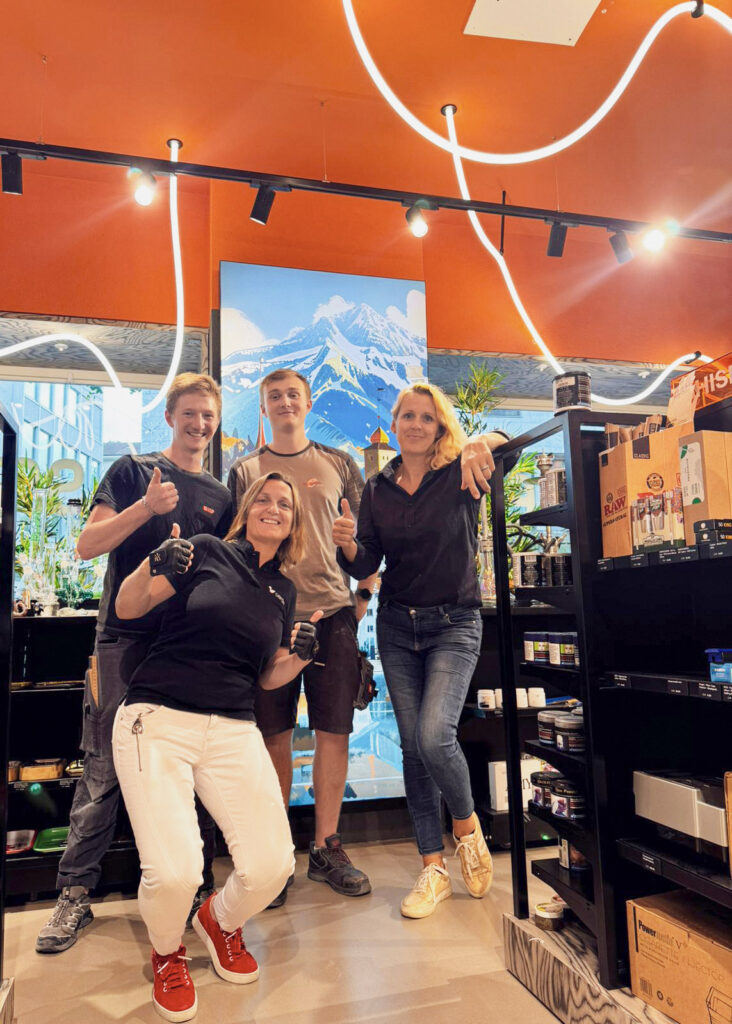 perdix sagte Danke an die Installations-Crew