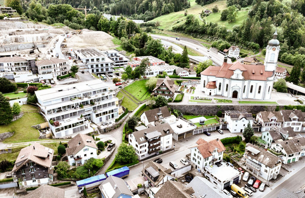 perdix Leuchten Neubau Projekt Schindellegi