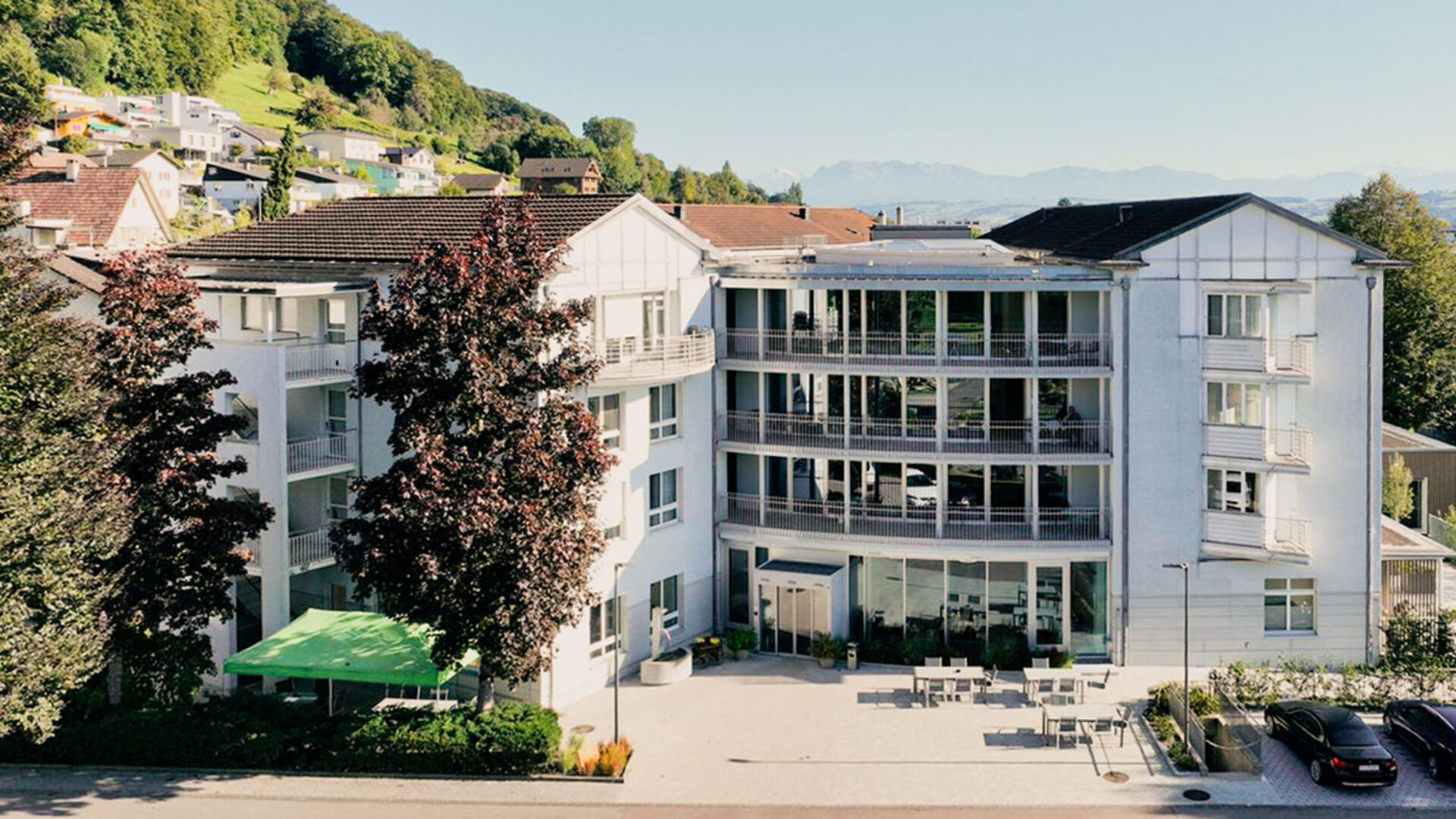 Lichtstimmung im Lindenrain in Sursee.