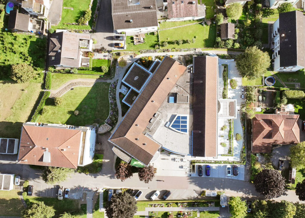 Pflegezentrum Lindenrain von oben