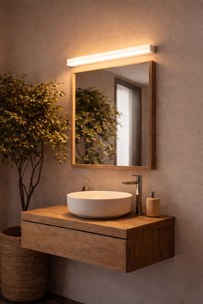 Badzimmerleuchte PETRA in 3000 Kelvin