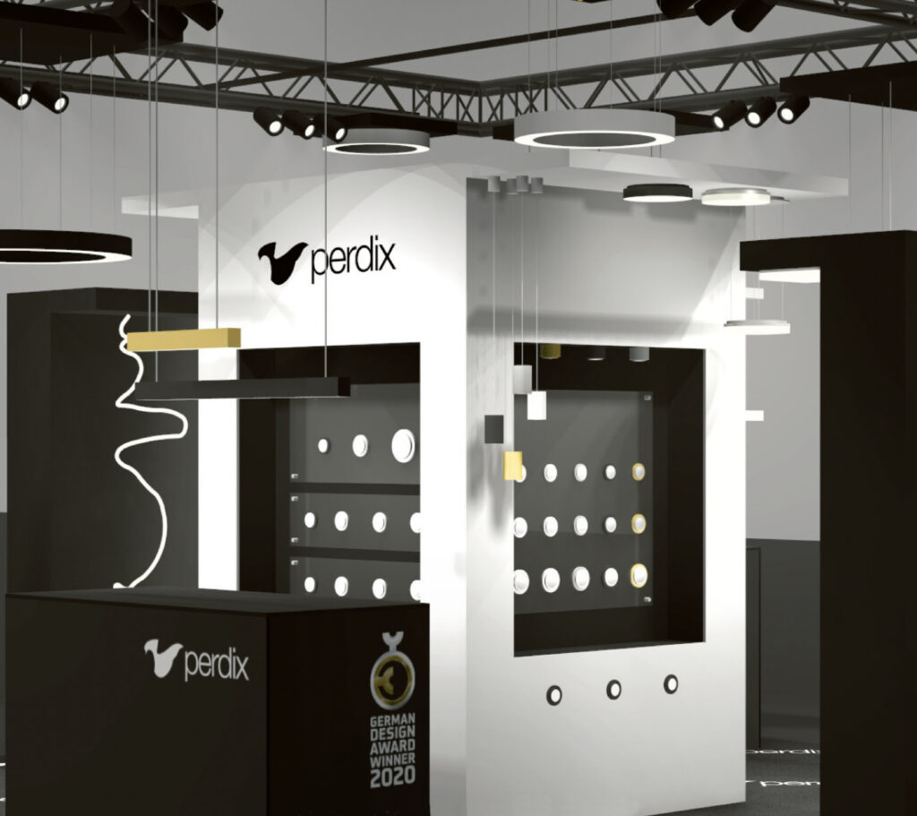perdix Messestand an der light & building 2026